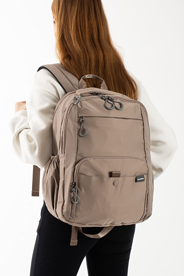 Rky SERENITY Sanmorris Unisex Çok Bölmeli Suya Dayanıklı Paraşüt Kumaş Laptop Bölmeli Okul ve Günlük Sırt Çantası