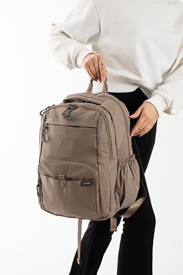 Rky SERENITY Sanmorris Unisex Çok Bölmeli Suya Dayanıklı Paraşüt Kumaş Laptop Bölmeli Okul ve Günlük Sırt Çantası