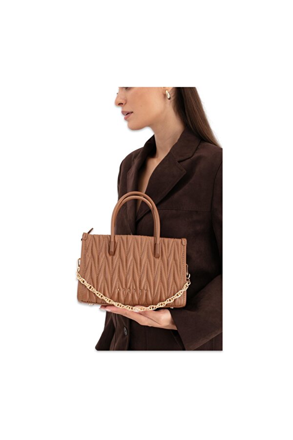 Sisley Sly_231 15X23X7 Kol Sı Taba Kadın Çanta