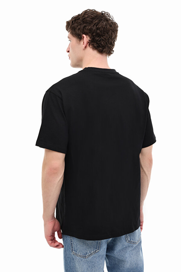 Skechers Graphic Tee Siyah Erkek Kısa Kol T-Shirt