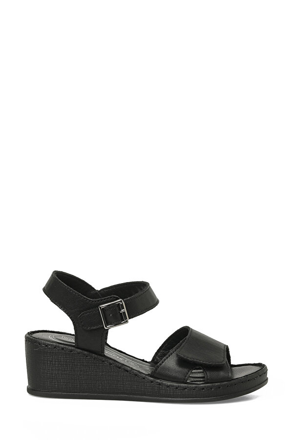 105818.Z6FX Siyah Kadın Comfort Sandalet