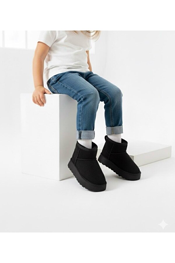 Daxtors D714 Günlük Ortopedik Çocuk Kürklü Bot