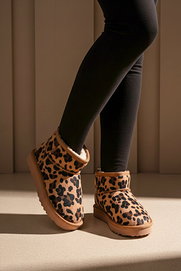 Daxtors Retro İçi Kürklü Soğuk Geçirmez Çocuk Bot