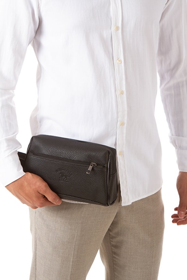 Newish Polo NEWİSH POLO 2612 Erkek El Çantası El  Portföyü Traşlık SİYAH