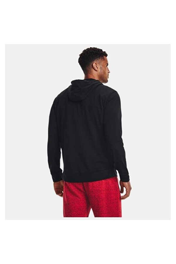Under Armour Full Zip Rival Terry Lc Erkek Siyah Kapüşonlu Ceket