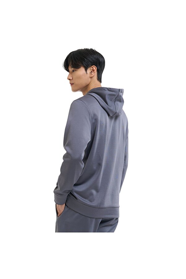 Under Armour Armour Fleece Erkek Gri Kapüşonlu Sweatshirt