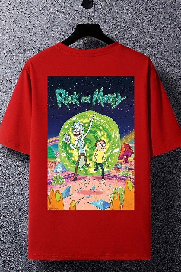 Unisex Rick And Morty Baskılı T-shirt - FLO 3 Al 1 Öde