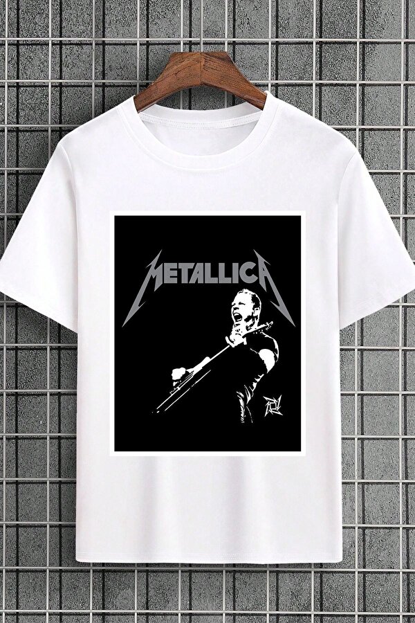 Unisex Metalica Tasarım Tshirt - FLO 3 Al 1 Öde