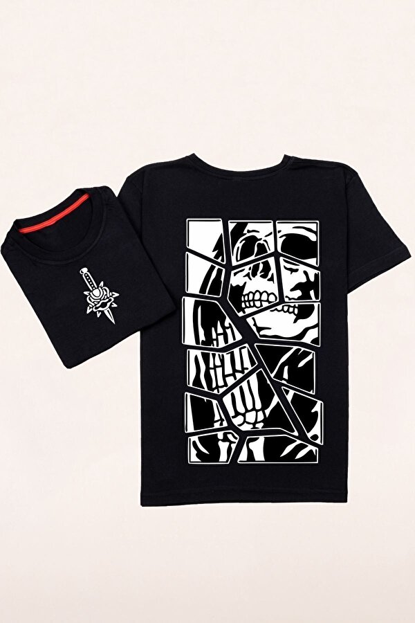 Skull And Knife T-shirt - FLO 3 Al 1 Öde