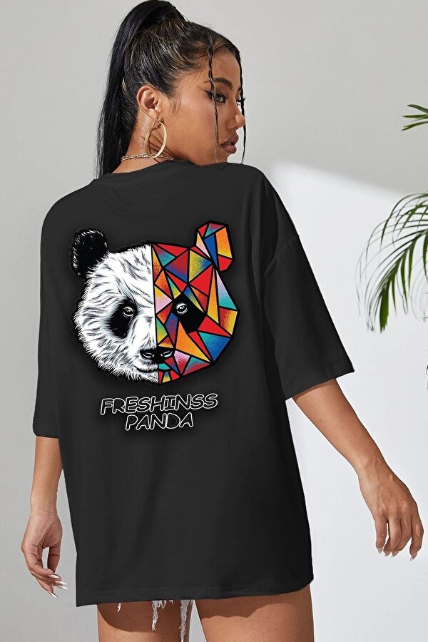 Unisex Panda Baskılı T-shirt - FLO 3 Al 1 Öde
