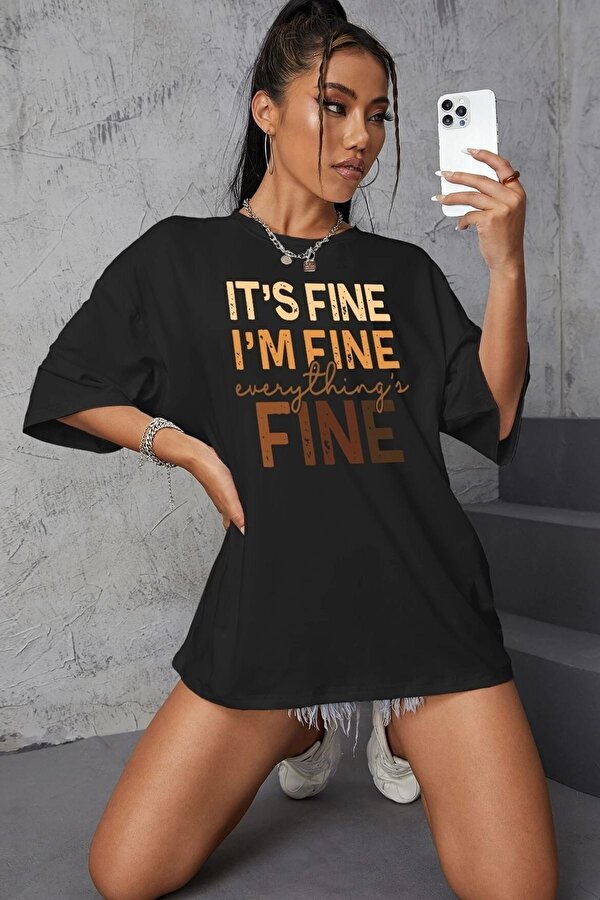Unisex Fine Baskılı T-shirt - FLO 3 Al 1 Öde