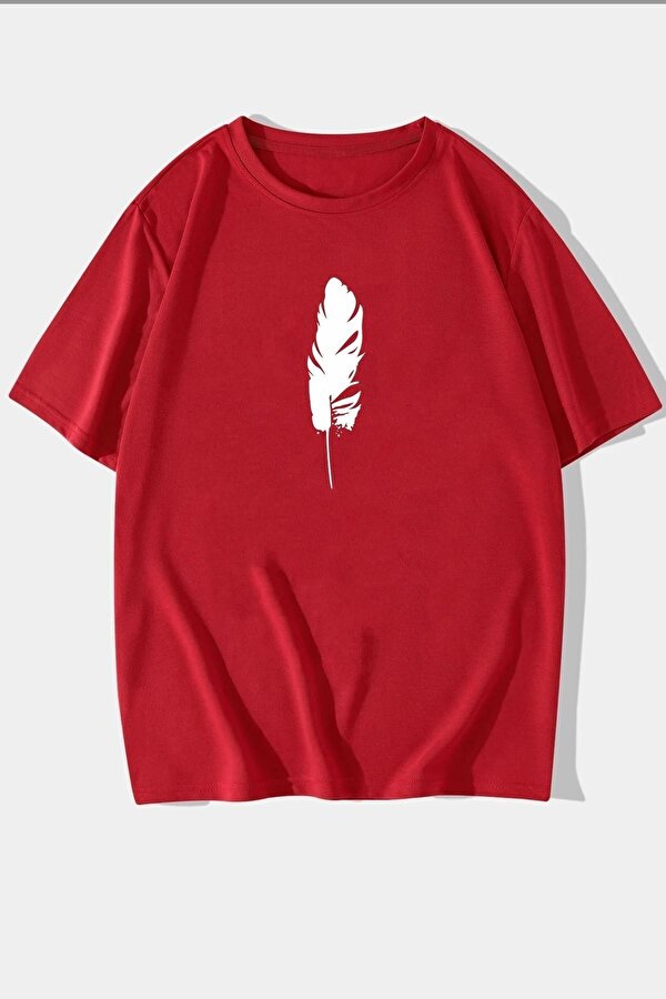 Unisex Tüy Baskılı T-shirt - 3 Al 1 Öde