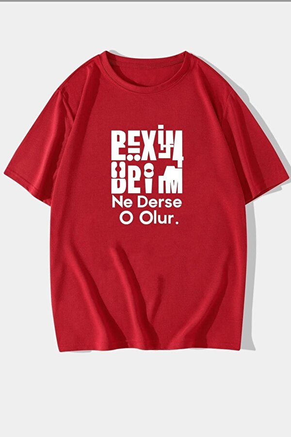 Unisex Beyim Ne Derse O Olur Baskılı T-shirt - FLO 3 Al 1 Öde