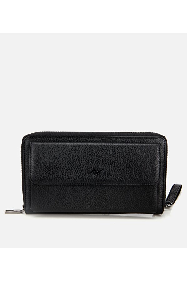 Hotiç Erkek Deri Siyah El Çantası