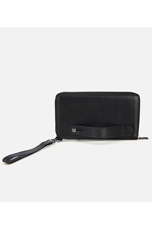 Hotiç Erkek Deri Siyah El Çantası