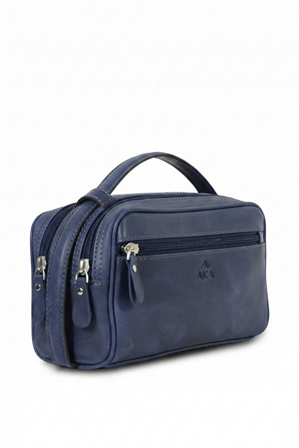 AKA DERİ 206  PORTFÖY ÇANTA LACİVERT