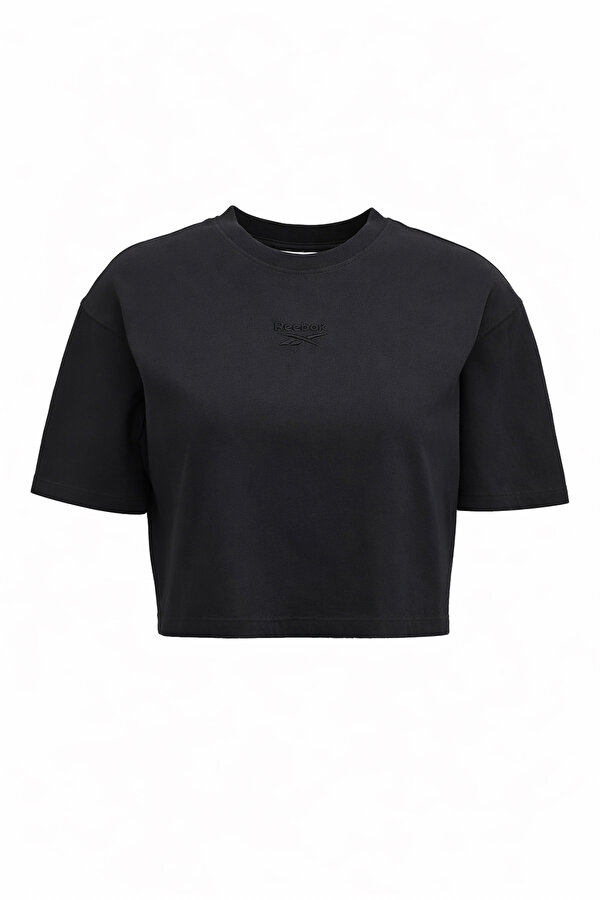 Reebok SALLY  TEE Siyah Kadın Kısa Kol T-Shirt