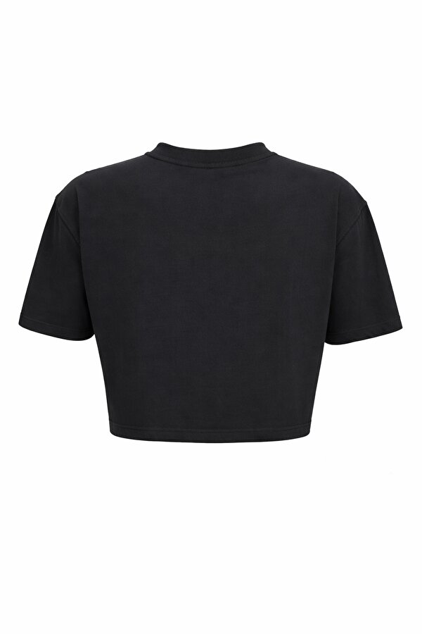 Reebok SALLY  TEE Siyah Kadın Kısa Kol T-Shirt