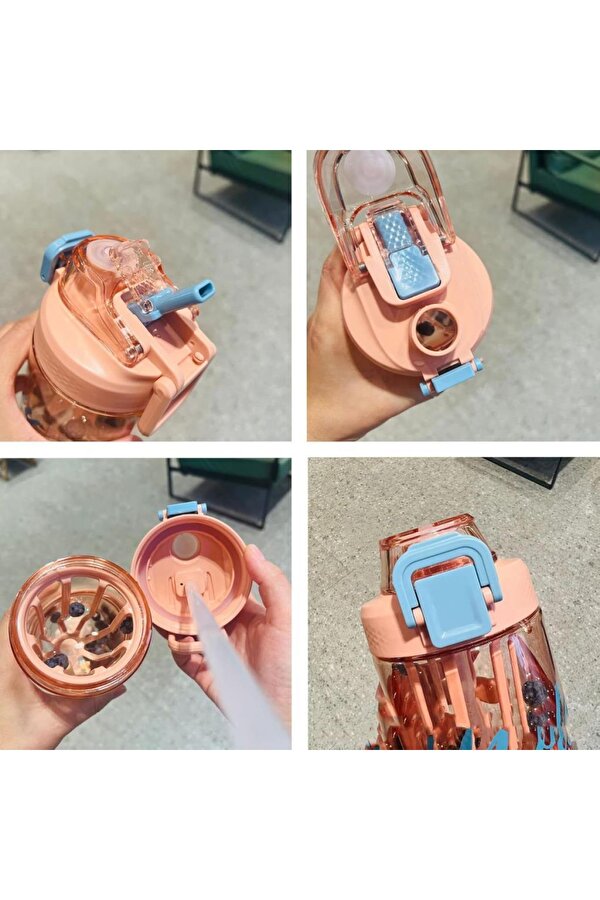 Shotay Class Tritan Bardak Matara 950Ml Somon