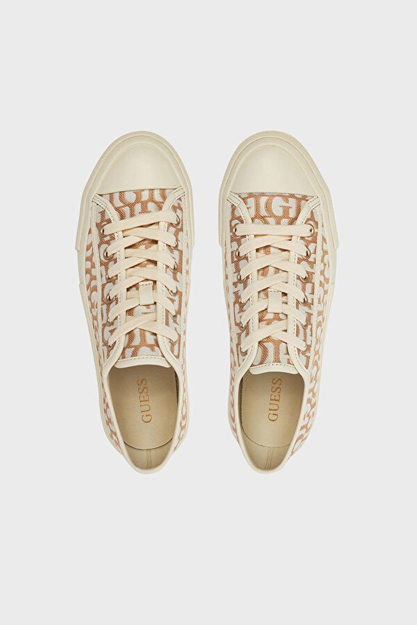 Guess Carey Logo Yazılı Kadın Sneaker Ayakkabı FLPCARFAL12