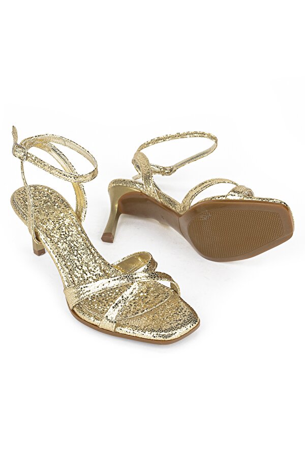 Ziya Kadın Topuklu Sandalet 161996Z616 Altın