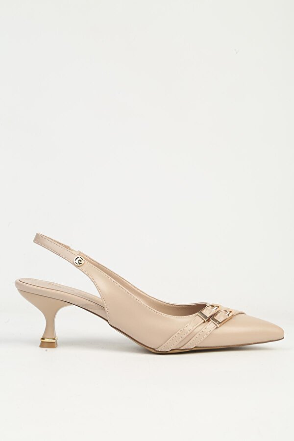 Pierre Cardin Kadın Bej Topuklu Ayakkabı PC-55727