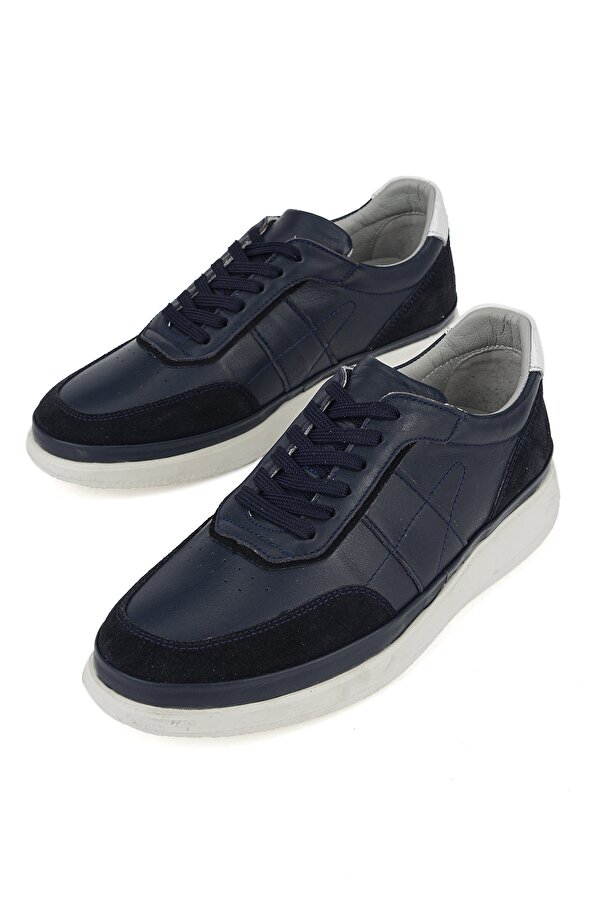 Ziya Erkek Hakiki Deri Konfor Ayakkabı 1611002Z2615 Lacivert