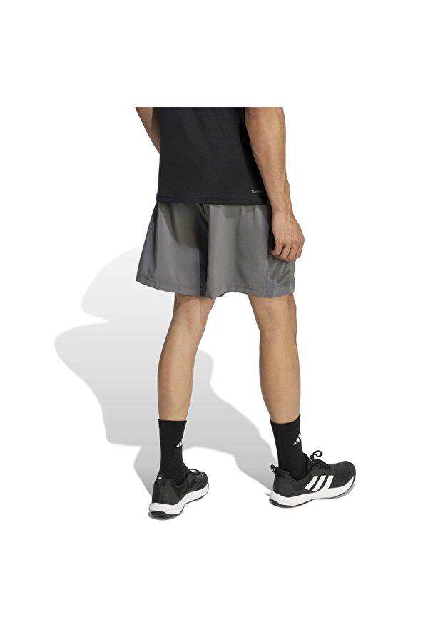 adidas Workout Essentials Base Woven Erkek Gri Şort