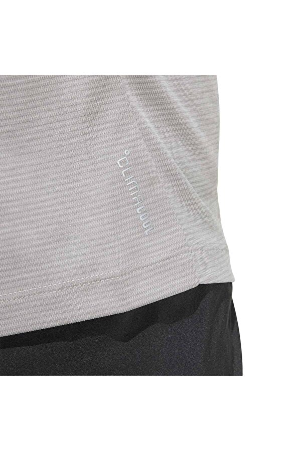 adidas Running Essentials Kadın Gri Yuvarlak Yaka Tişört