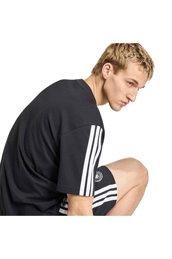 adidas Almanya DNA Erkek Siyah Yuvarlak Yaka Tişört