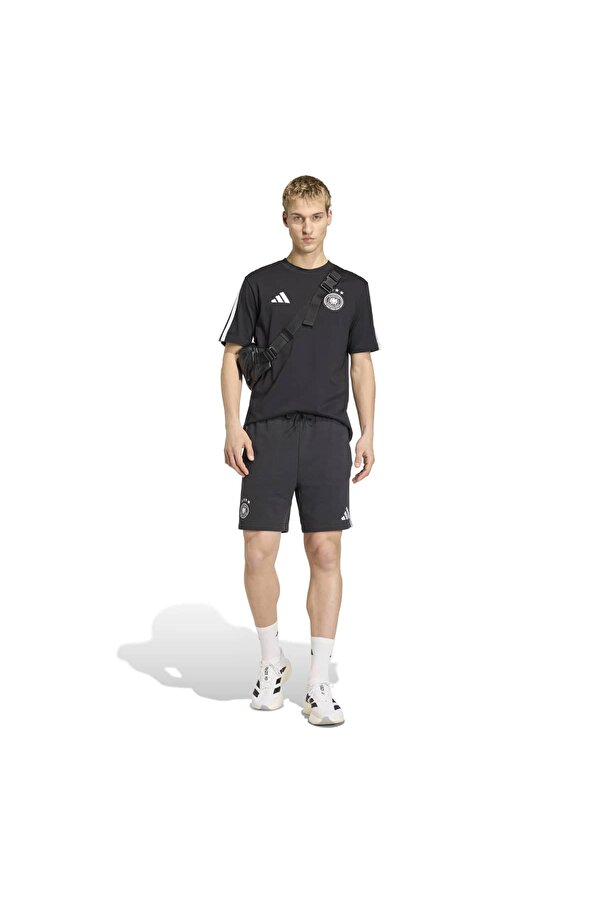 adidas Almanya DNA Erkek Siyah Yuvarlak Yaka Tişört