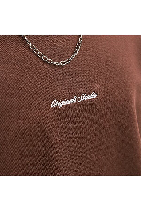 Jack & Jones Jack&Jones Norrebro Erkek Kahverengi Sweatshirt