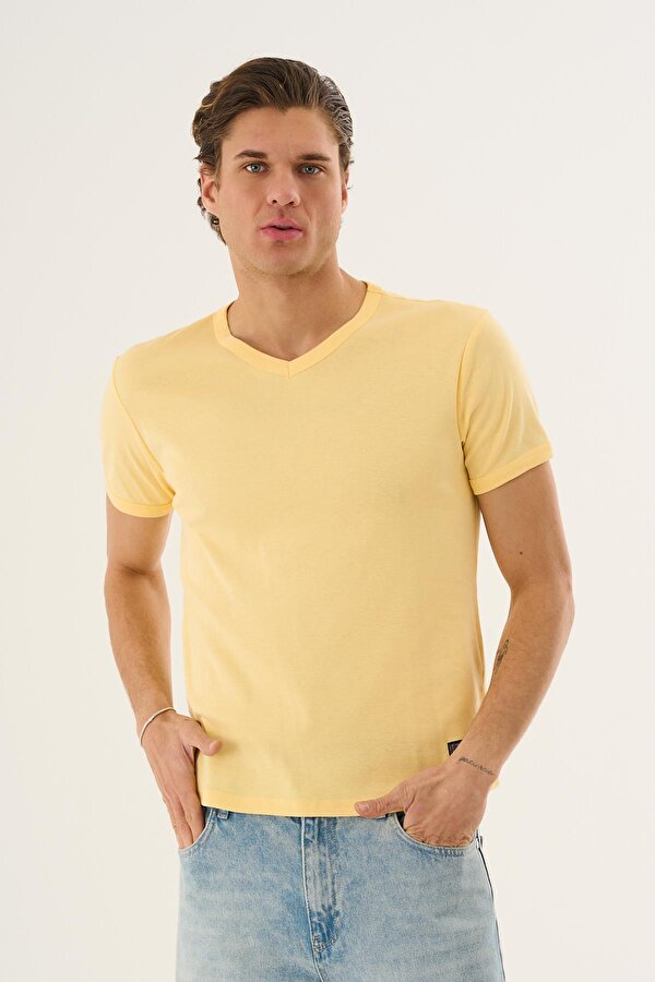 Alexander Gardi V Yaka Kısa Kollu Erkek T-shirt