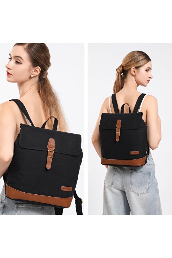 Smart Bags Kanvas Kumaş Kadın Sırt Çantası  1329