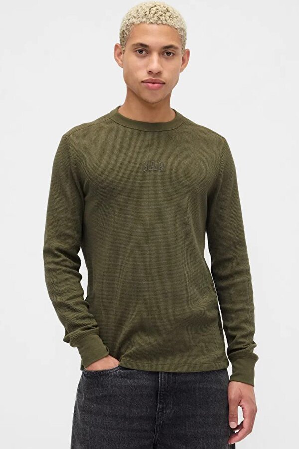 GAP V-Frch Logo Erkek Tişört