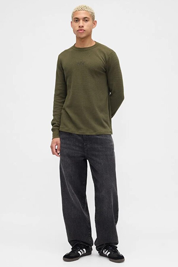 GAP V-Frch Logo Erkek Tişört