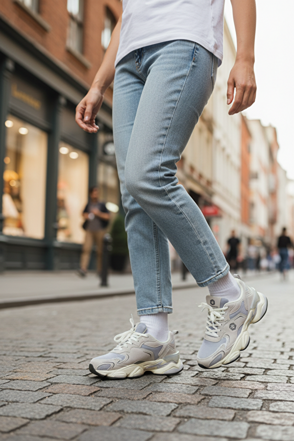 Lumberjack MADAX SUE WMN 6FX Gri Kadın Sneaker