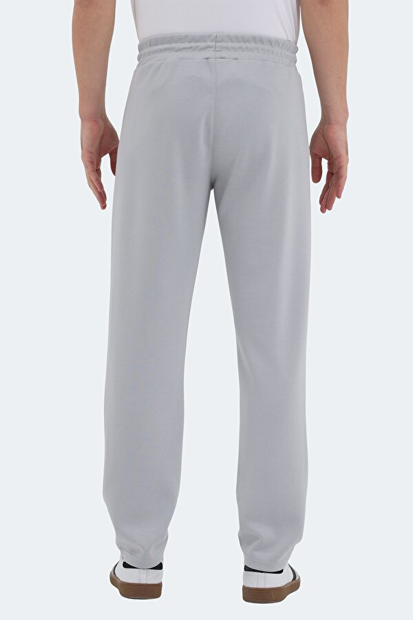 Slazenger KINGSTOR I Erkek Fermuar Cepli Gri Eşofman Altı