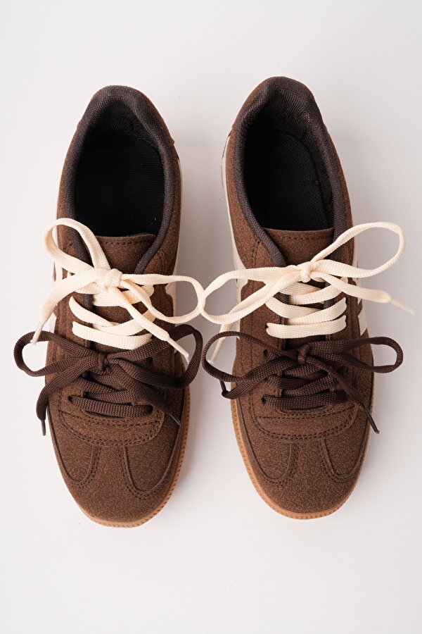 Muggo HUXLEY Çift Bağcıklı Günlük Kadın Sneaker Spor Ayakkabı