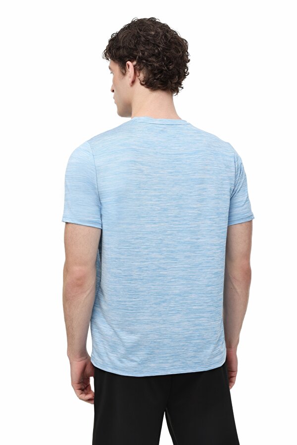 Lumberjack MB CT1328 MLN T-SH 6FX Mavi Erkek Kısa Kol T-Shirt