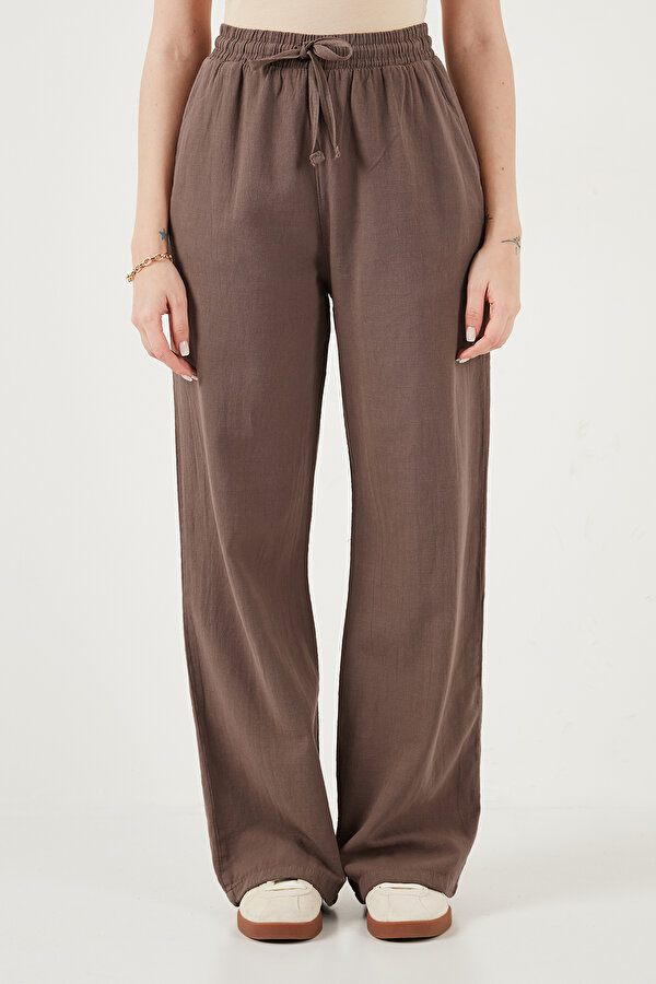 Lela Bayan Pantolon 668YP5118 KAHVE