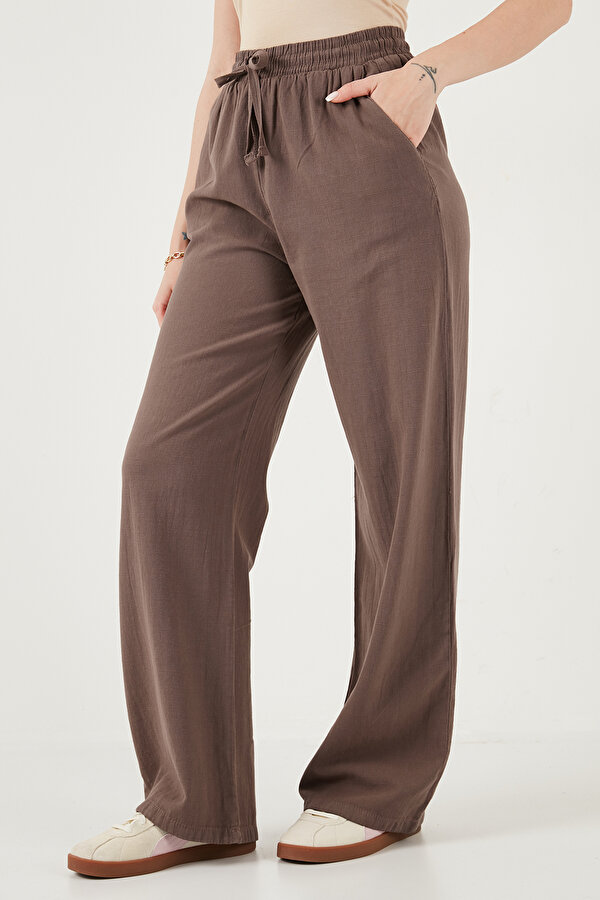 Lela Bayan Pantolon 668YP5118 KAHVE