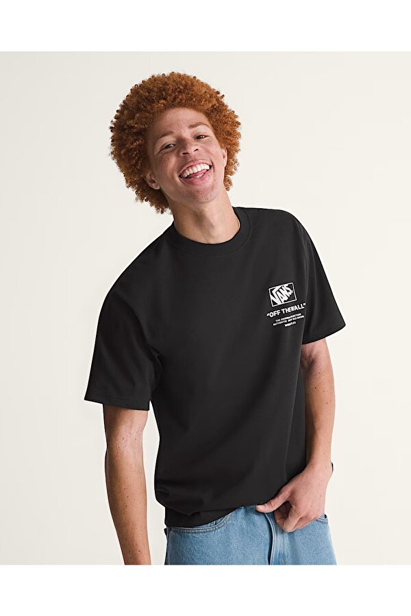 Vans Stacked Hi Ss Tee Erkek Siyah Tshirt Vn000pewy281