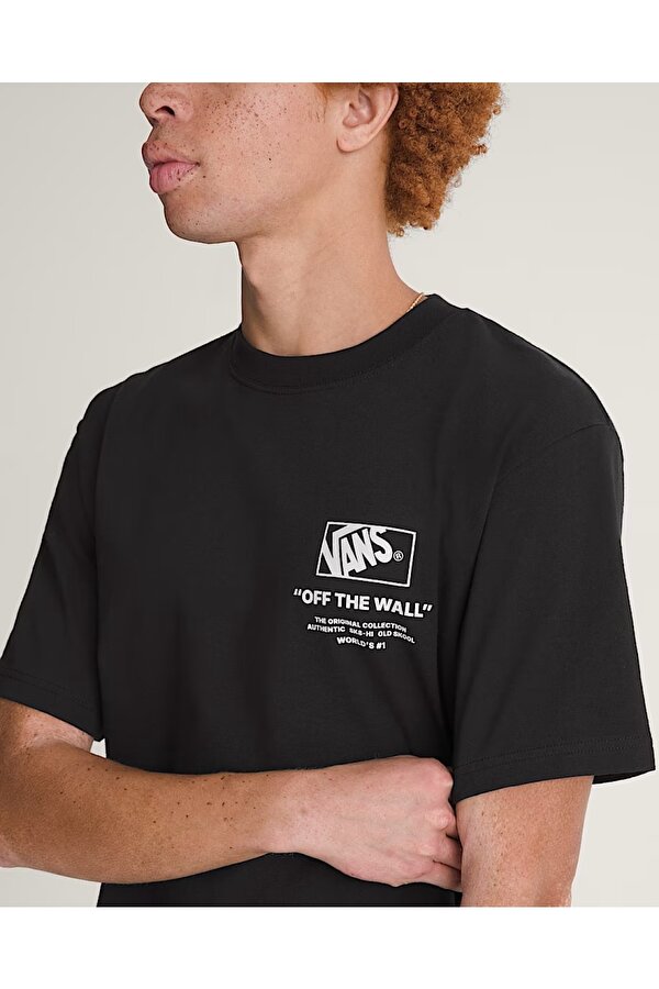 Vans Stacked Hi Ss Tee Erkek Siyah Tshirt Vn000pewy281