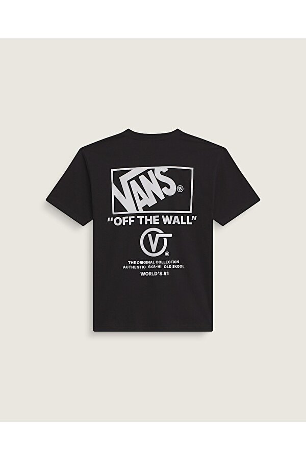 Vans Stacked Hi Ss Tee Erkek Siyah Tshirt Vn000pewy281