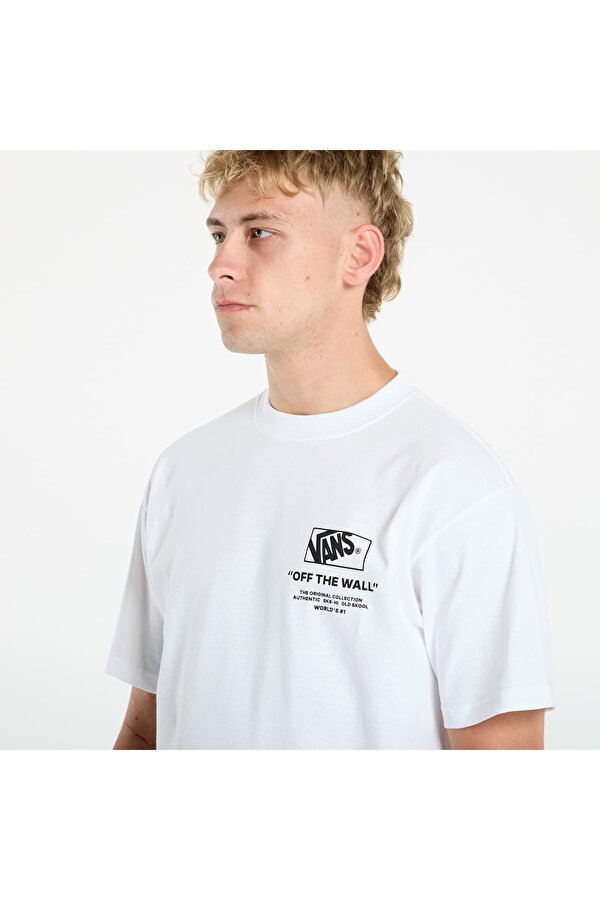 Vans Stacked Hi Ss Tee Erkek Beyaz Tshirt Vn000pewwht1