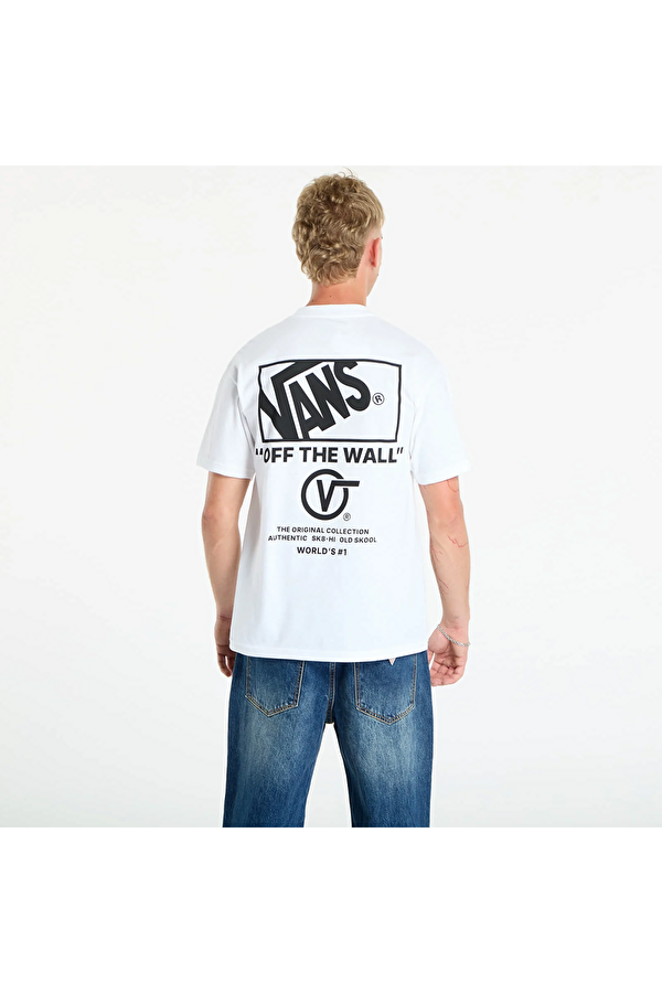 Vans Stacked Hi Ss Tee Erkek Beyaz Tshirt Vn000pewwht1
