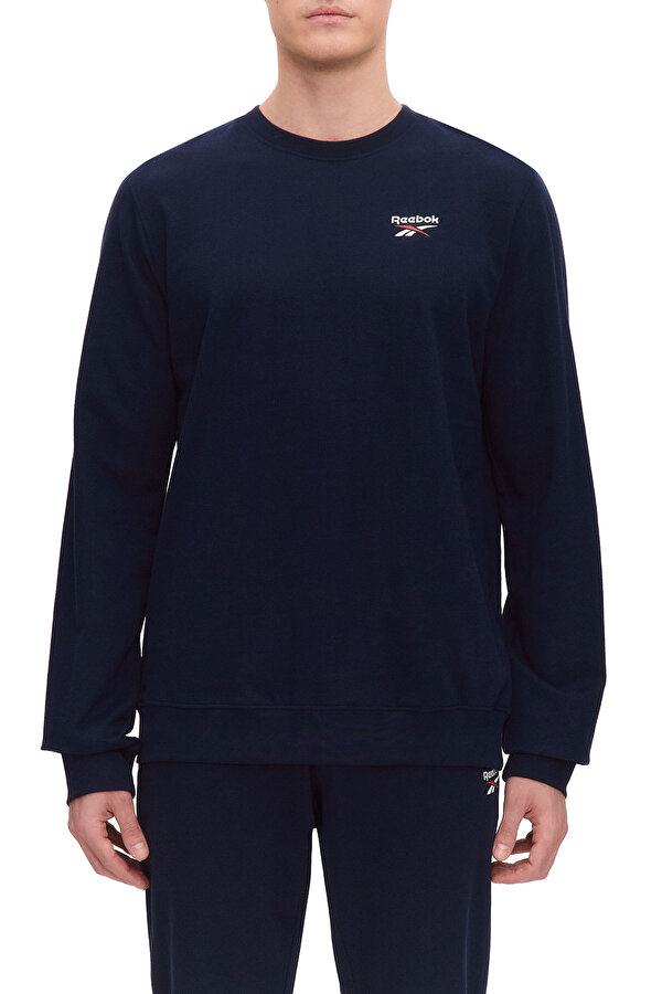 Reebok ID SMALL LOGO CREW SWEATS NAVY BLUE Man 060