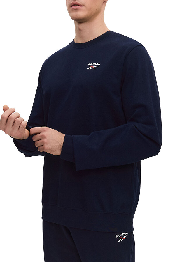 Reebok ID SMALL LOGO CREW SWEATS NAVY BLUE Man 060