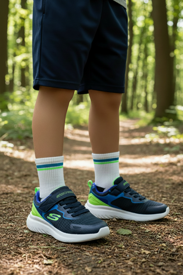 Skechers BOUNDER 2.0 Lacivert Erkek Çocuk Koşu Ayakkabısı